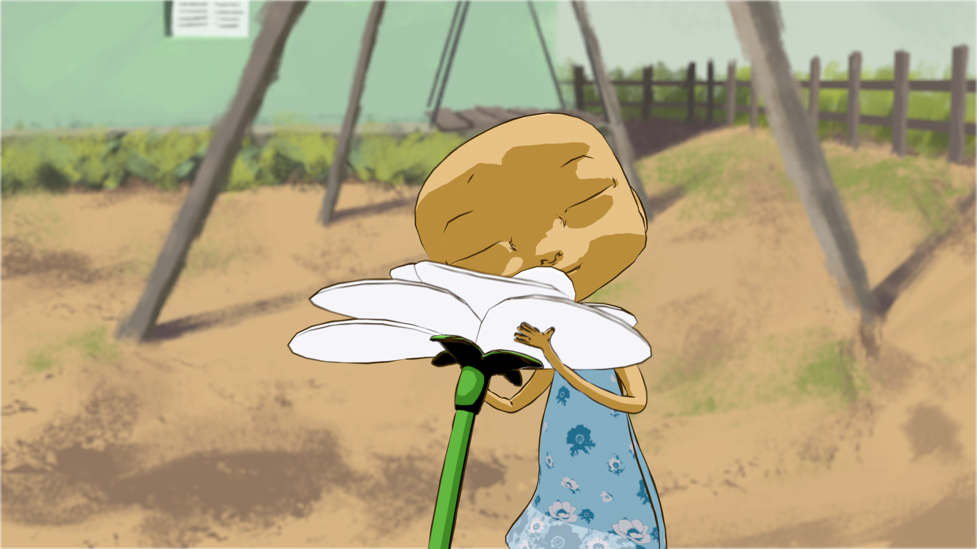 Flor no Quintal